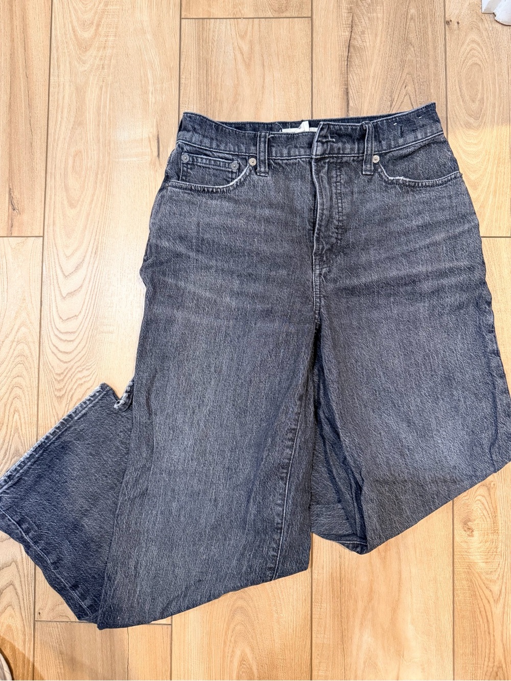 Madewell The Perfect Vintage Wide Leg Crop Jean